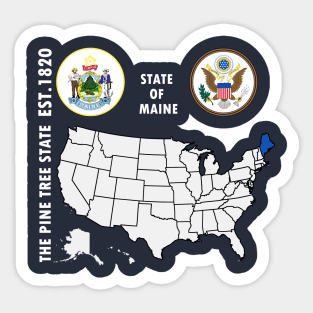 State of Maine Sticker